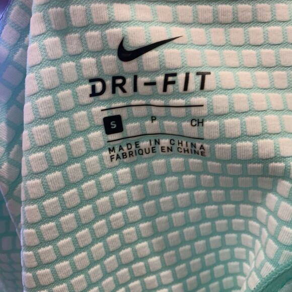 Nike Jacket Womens Small Golf Pebble Beach Full Zip Performance Stretch Mint - Picture 7 of 8